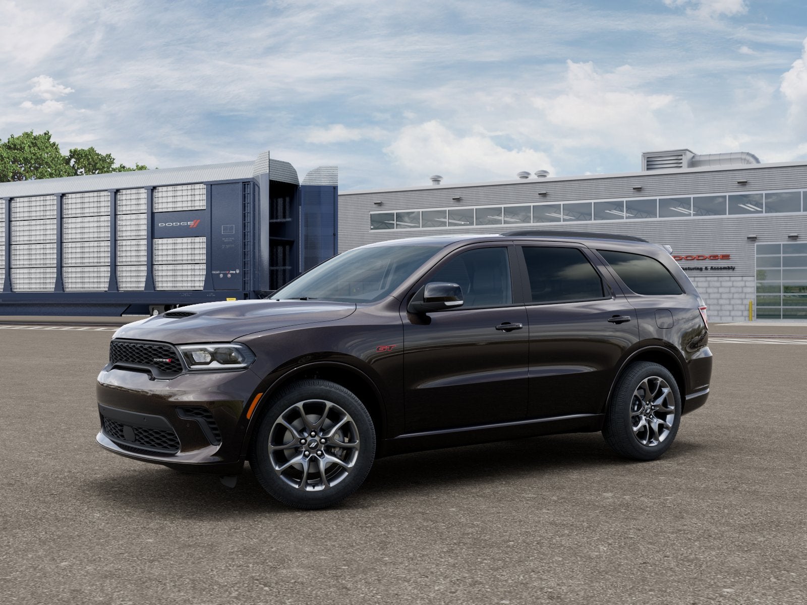 2026 Dodge Durango DURANGO GT PLUS AWD HEMI V8 in Red Oxide Exterior Paint — front three-quarter view