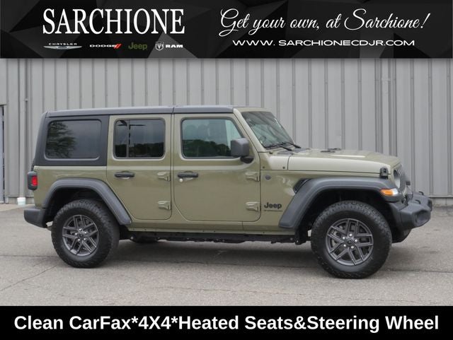 2025 Jeep Wrangler Sport S in 41 — front three-quarter view