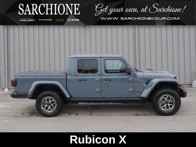 2026 Jeep Gladiator Rubicon X X in Anvil Clearcoat — front three-quarter view