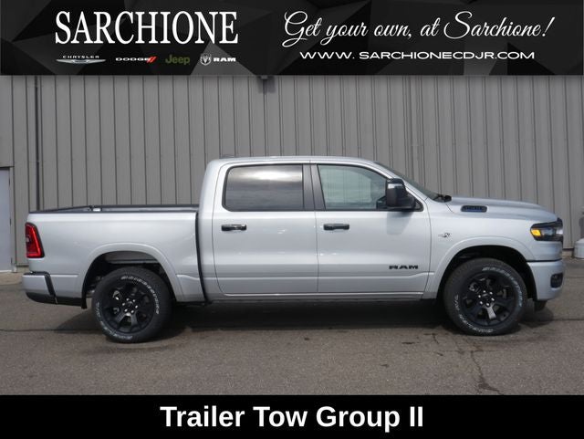 2026 RAM Ram 1500 Big Horn/Lone Star Night Edition in Silver Zynith — front three-quarter view