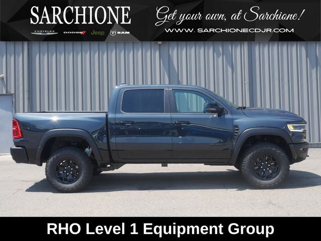 2026 RAM Ram 1500 RHO in Forged Blue Metallic — front three-quarter view