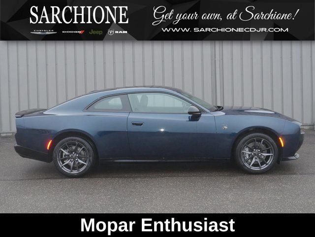 2026 Dodge Charger Scat Pack Blacktop in After Dark — front three-quarter view