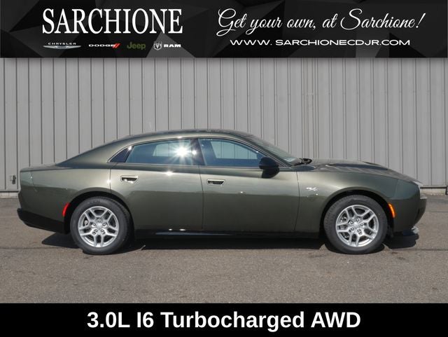 2026 Dodge Charger R/T in Green Machine — front three-quarter view