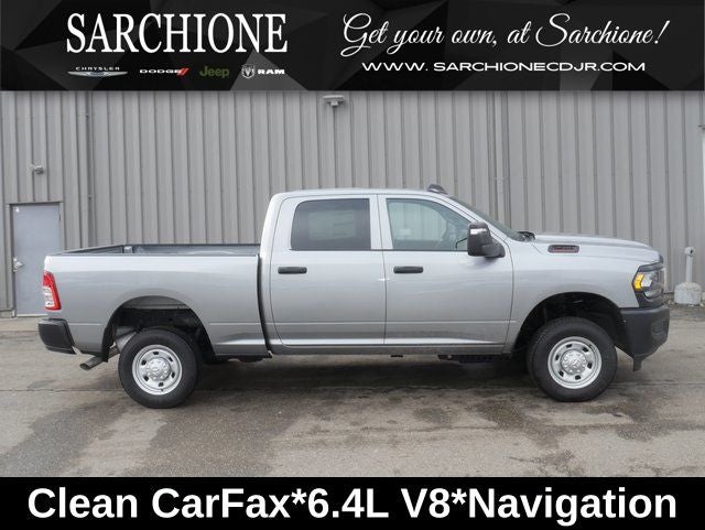 2024 RAM 2500 Tradesman in Billet Silver Metallic Clearcoat — front three-quarter view