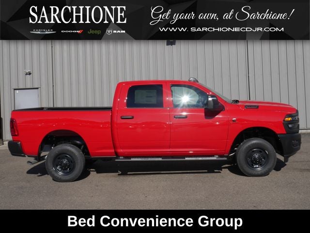 2026 RAM Ram 2500 Tradesman in Flame Red Clearcoat — front three-quarter view